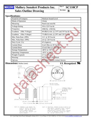 SC110CP datasheet  